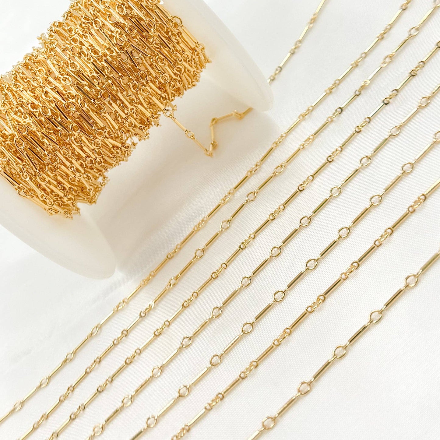 567GF. 14K Gold Filled Bar Chain
