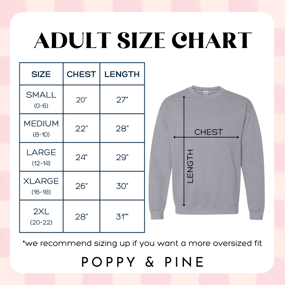 Literally born to Dilly Dally Sweatshirt: Adult Large (12-14)