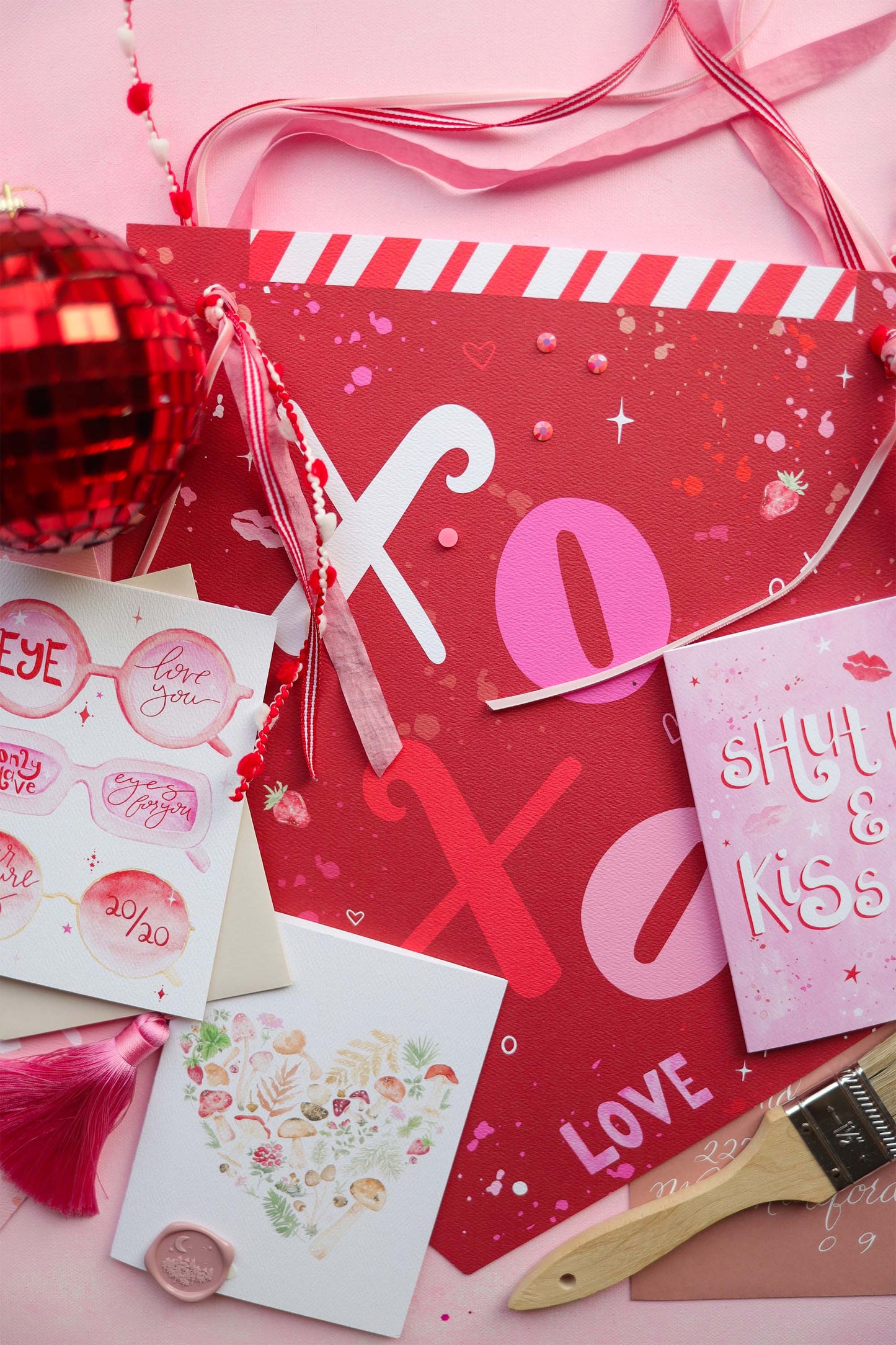 Shut up and kiss me love card