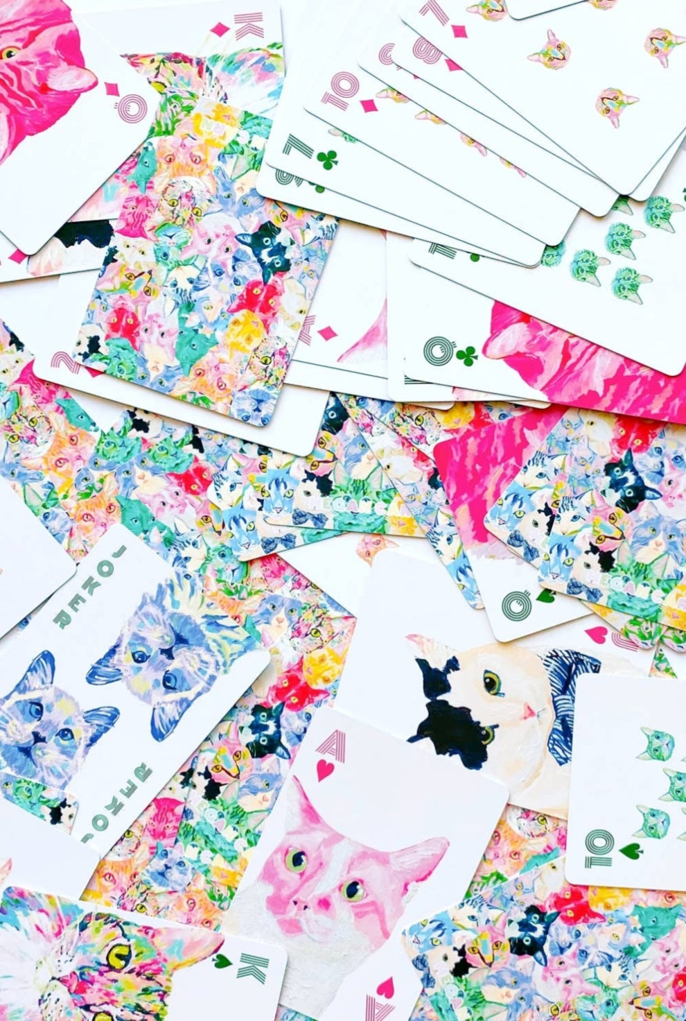 Cat & Dog Printed Playing Cards