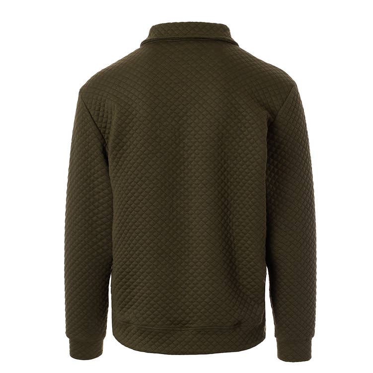 Roost Drake QTR Zip (RW-165): Green / 3XL