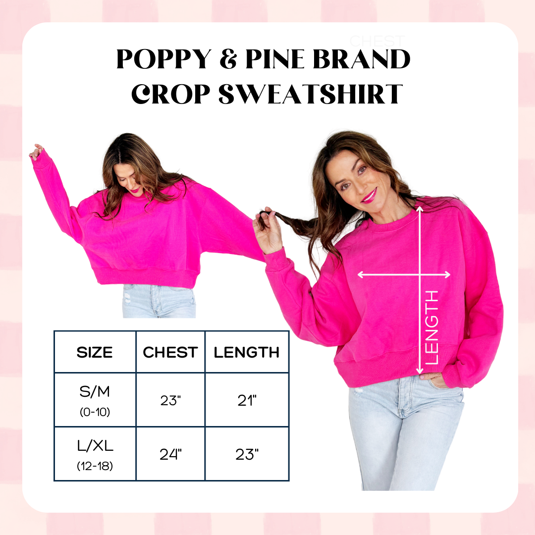 Make America Pray Puff Crop Sweatshirt: L/XL