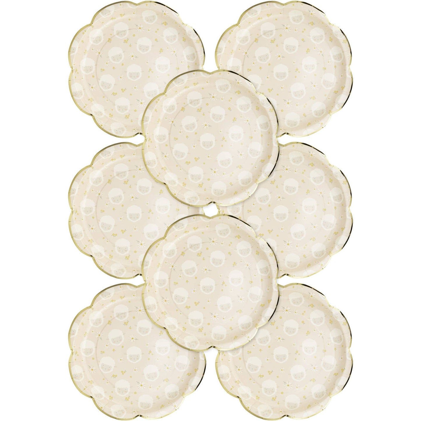 EAS1041 - Scattered Lamb Paper Plate