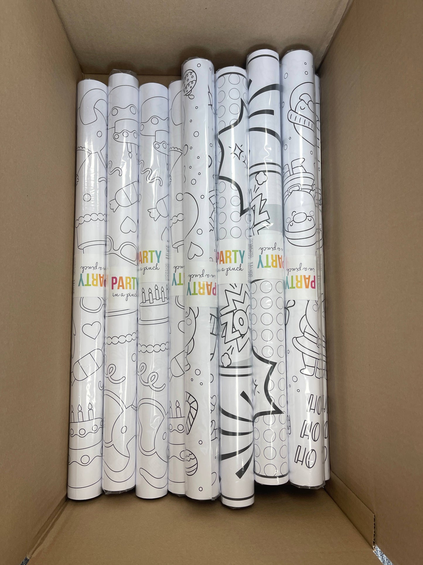 Enchanted Fairytale Coloring Table Runner| Happy Birthday: No personalization (no wording)