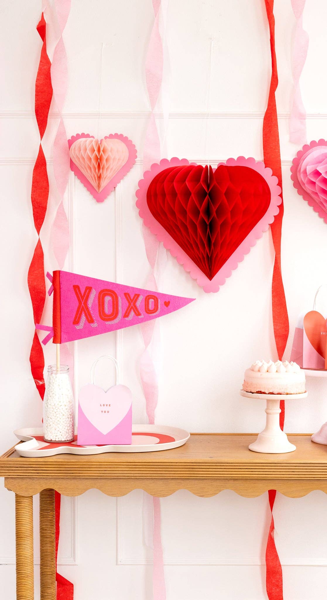 VAL1004 - Heart You Honeycomb Hanging Hearts