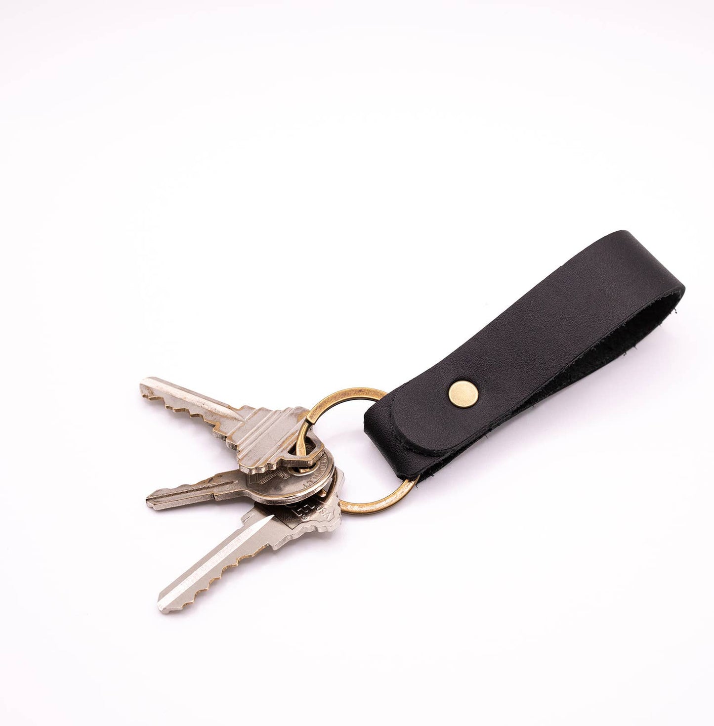 Leather Key Ring - Keychain: Folklore Brown