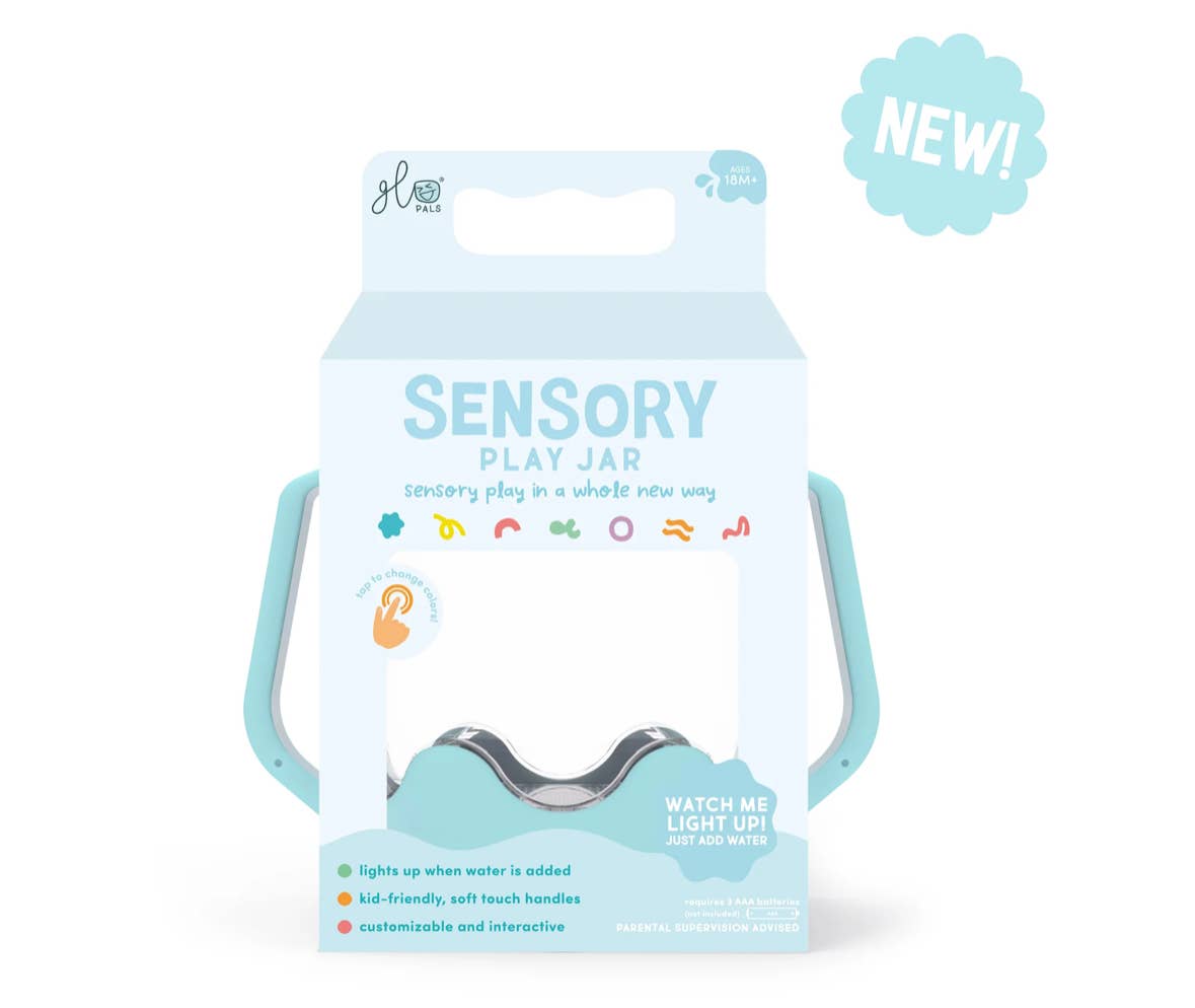 Frosty Blue Sensory Play Jar 