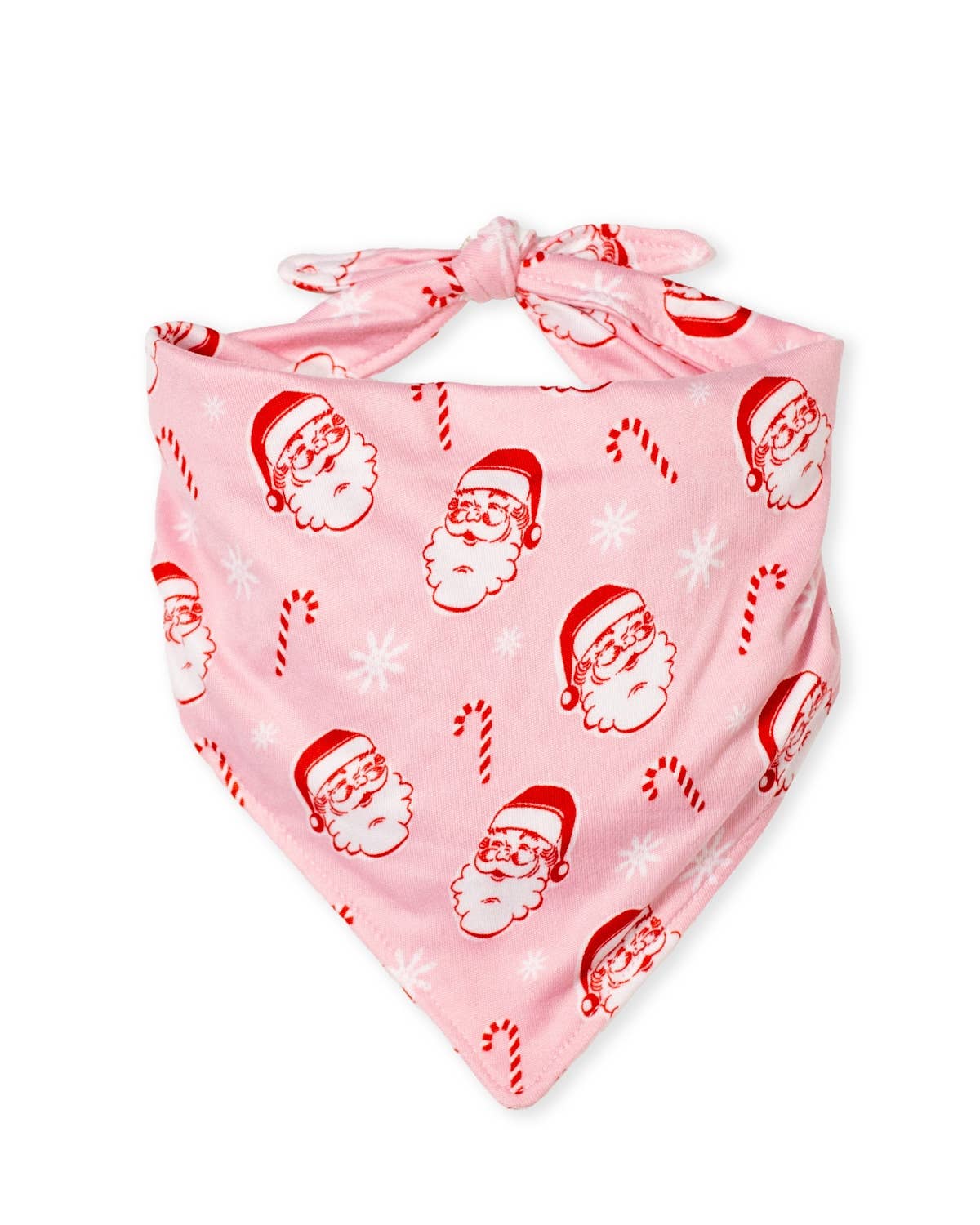 Candy Cane Cutie Dog Bandana   Light Pink/Red/White   -Asst.: S/M