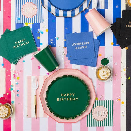 40TH BIRTHDAY COCKTAIL NAPKINS