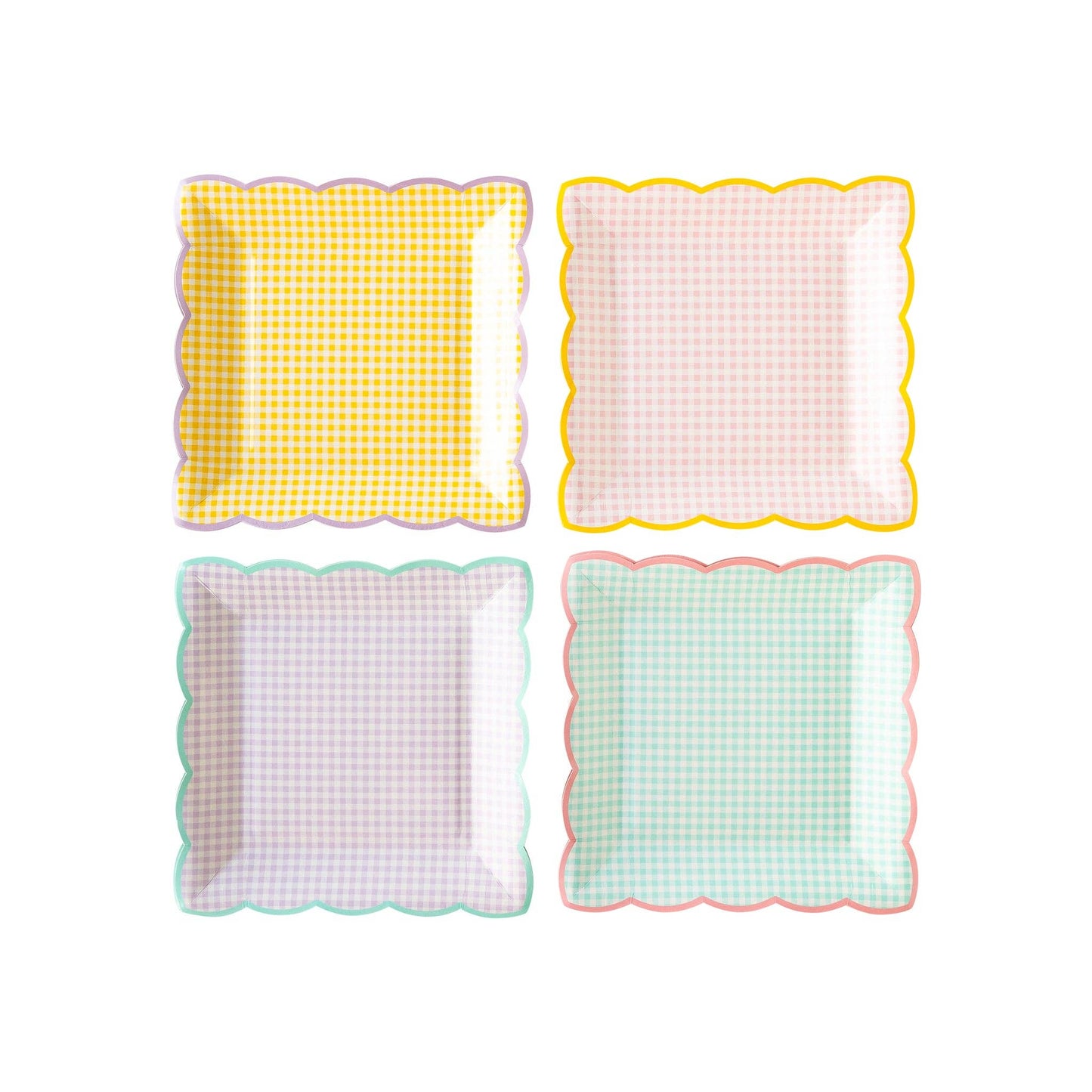 PGB942 - Gingham Plate Set