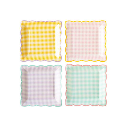 PGB942 - Gingham Plate Set