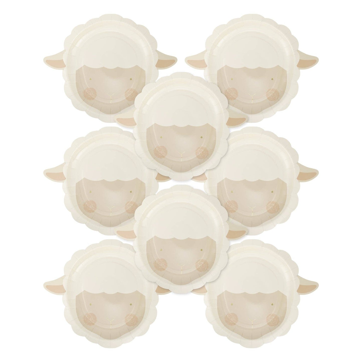EAS1040 - Lamb Shaped Paper Plate