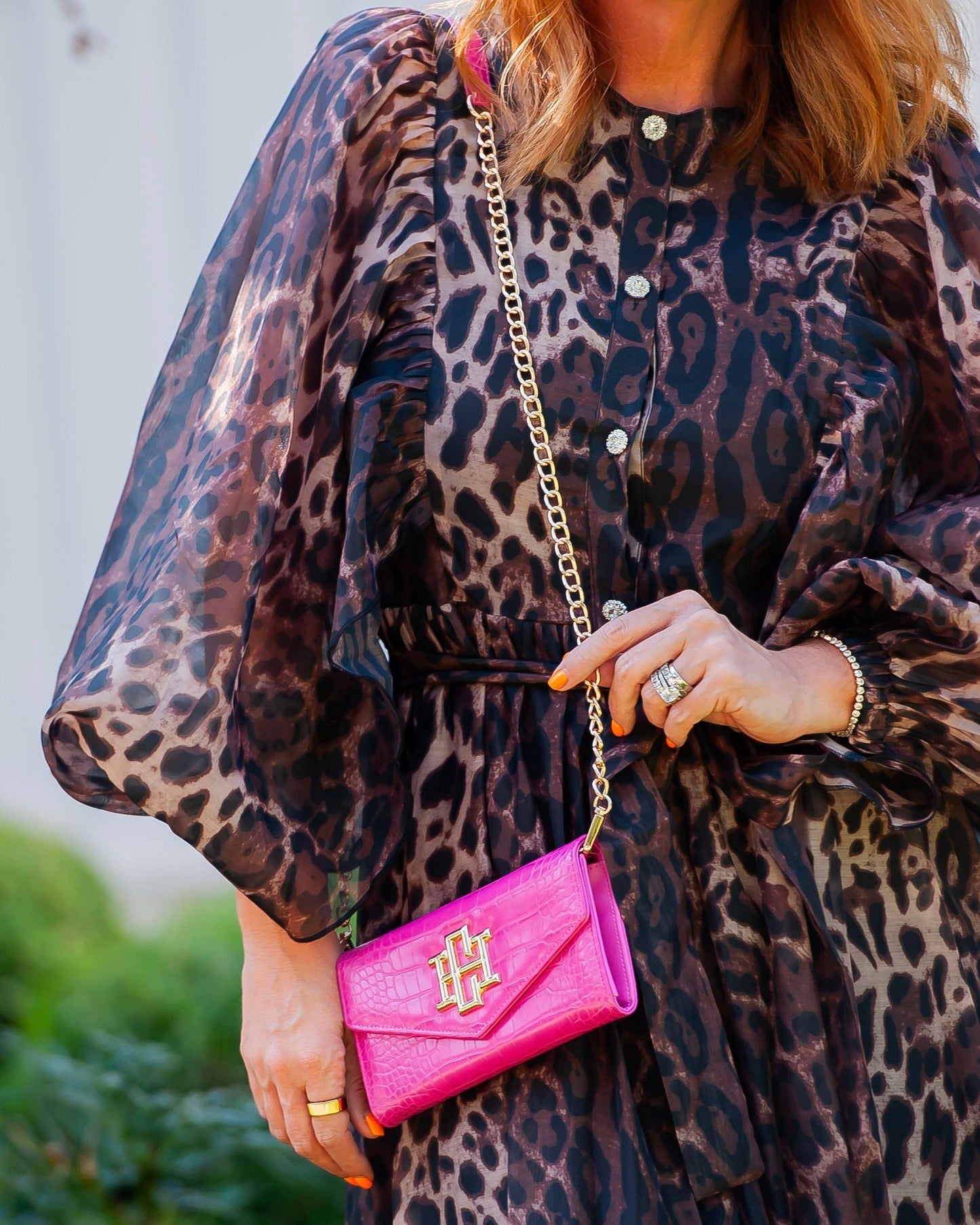 Carlington Clutch/Crossbody Hot PInk EC: Default