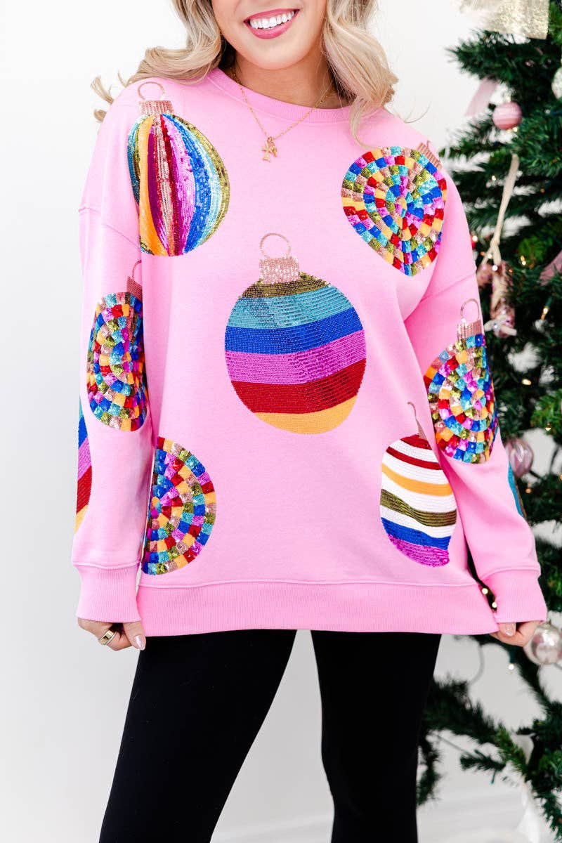 Ornament Wonderland Sweatshirt: S/M