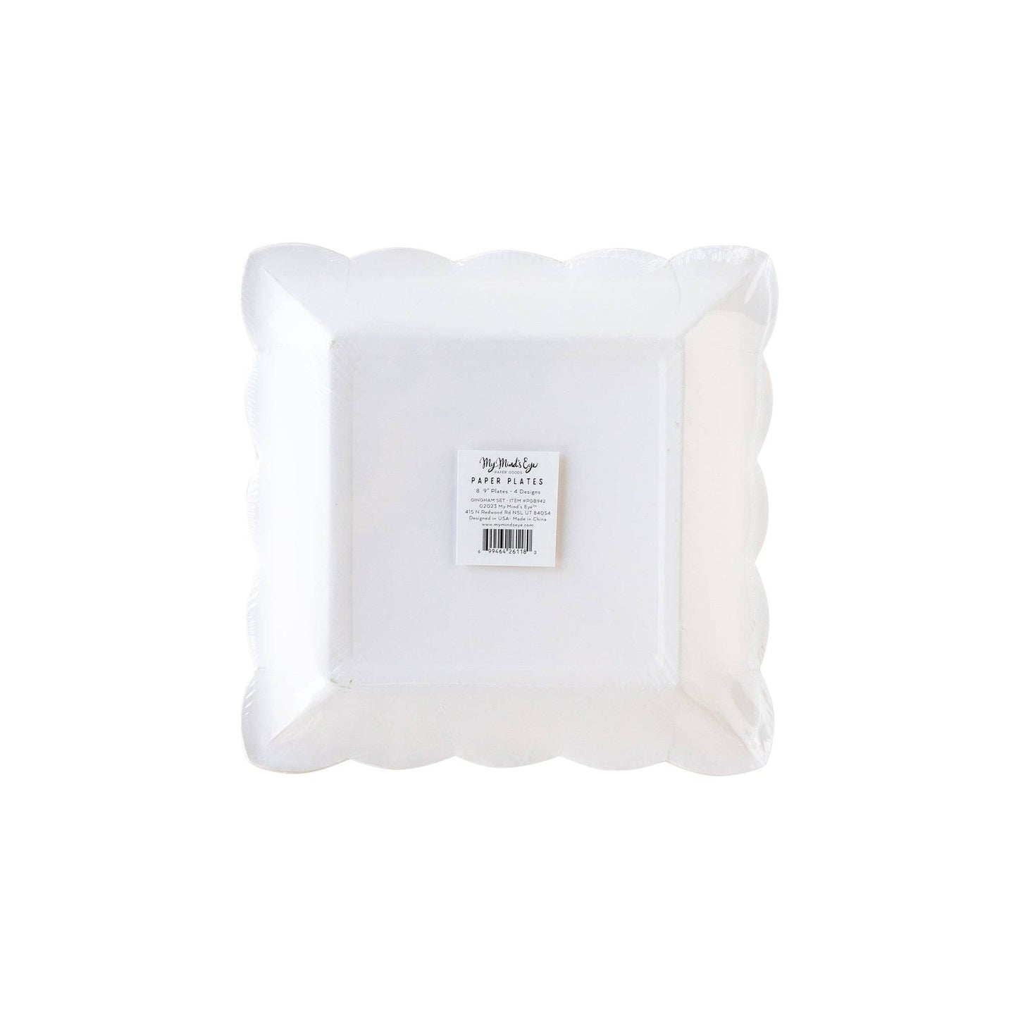 PGB942 - Gingham Plate Set