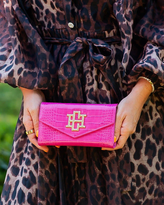 Carlington Clutch/Crossbody Hot PInk EC: Default