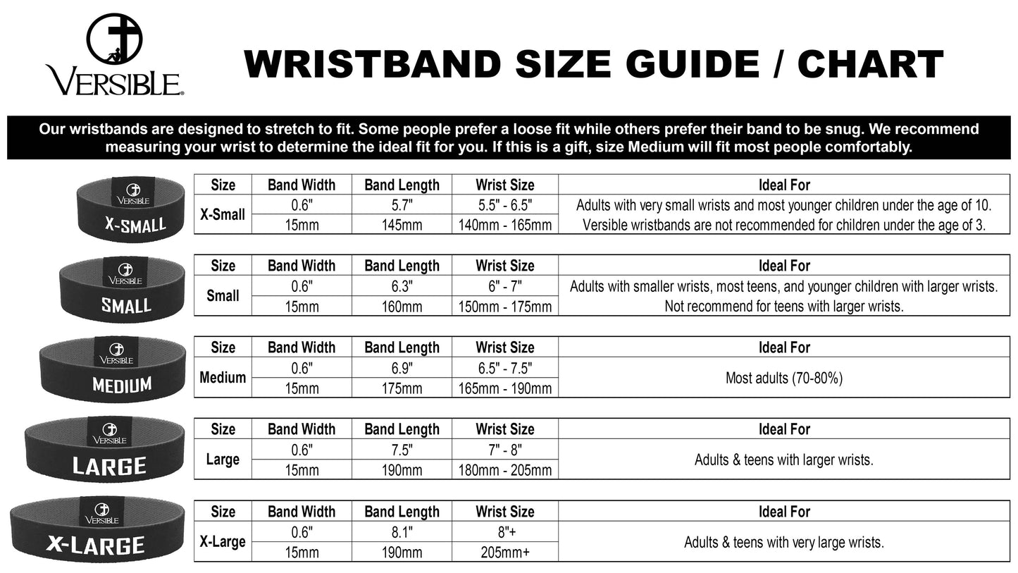 Tap To Pray® Wristband – Waterfowl: X-Large