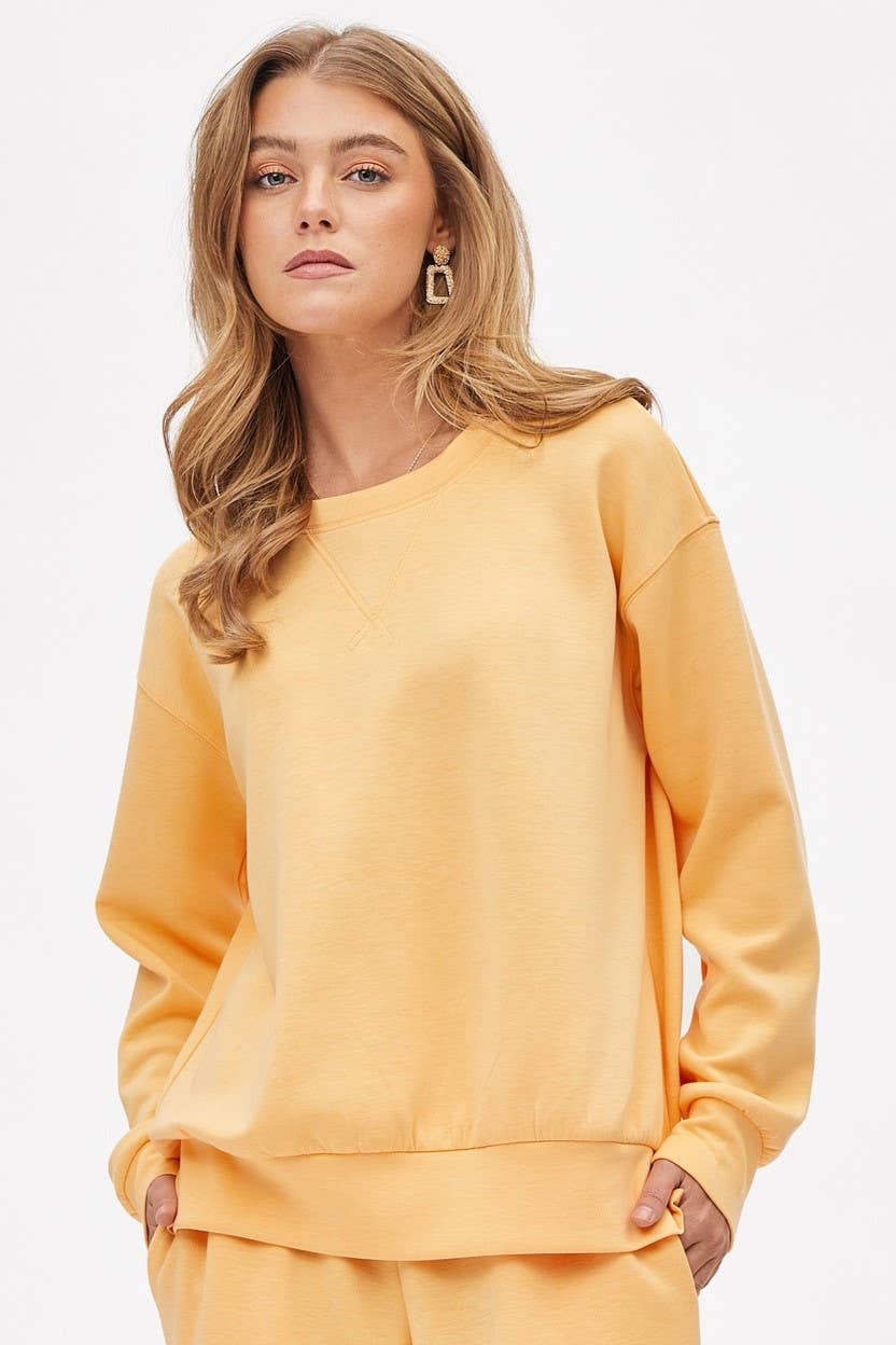 Crew Neck Pullover + Jogger Set TRVSET-MALIBU: LILAC / M