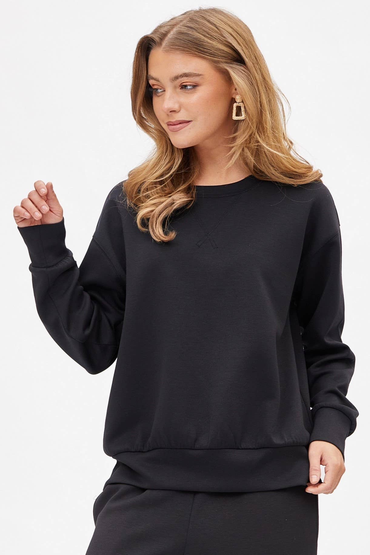 Crew Neck Pullover + Jogger Set TRVSET-MALIBU: LILAC / S