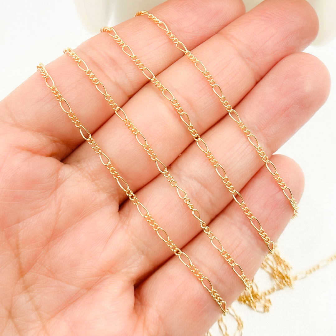 1631CGF. 14k Gold Filled Figaro Chain