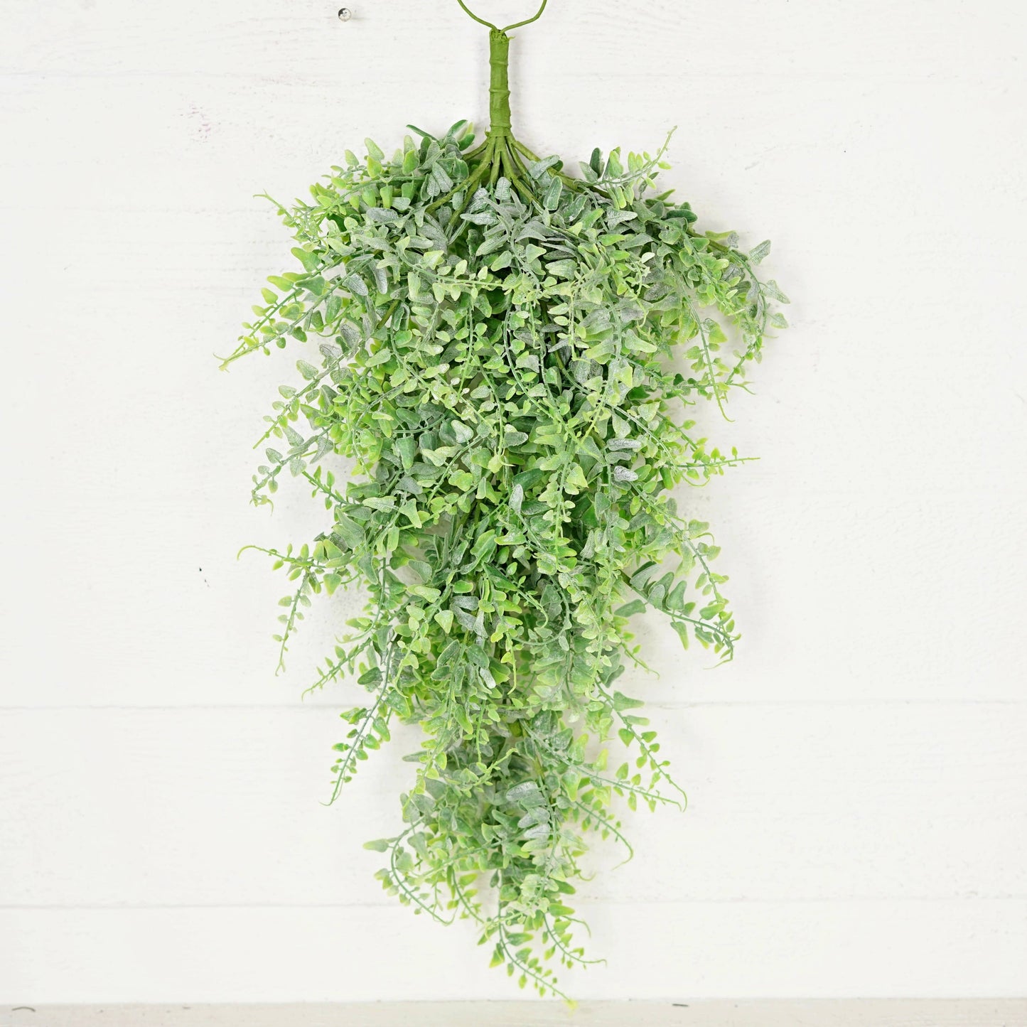 550333-Teardrop-28inLx14inW-Flocked soft touch Fern