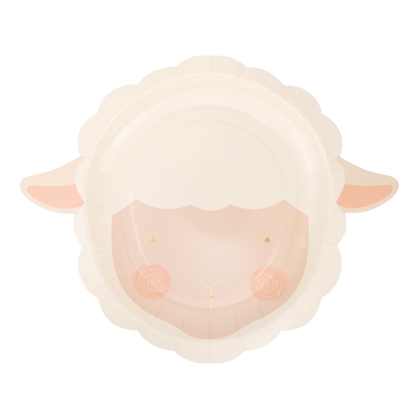 EAS1040 - Lamb Shaped Paper Plate