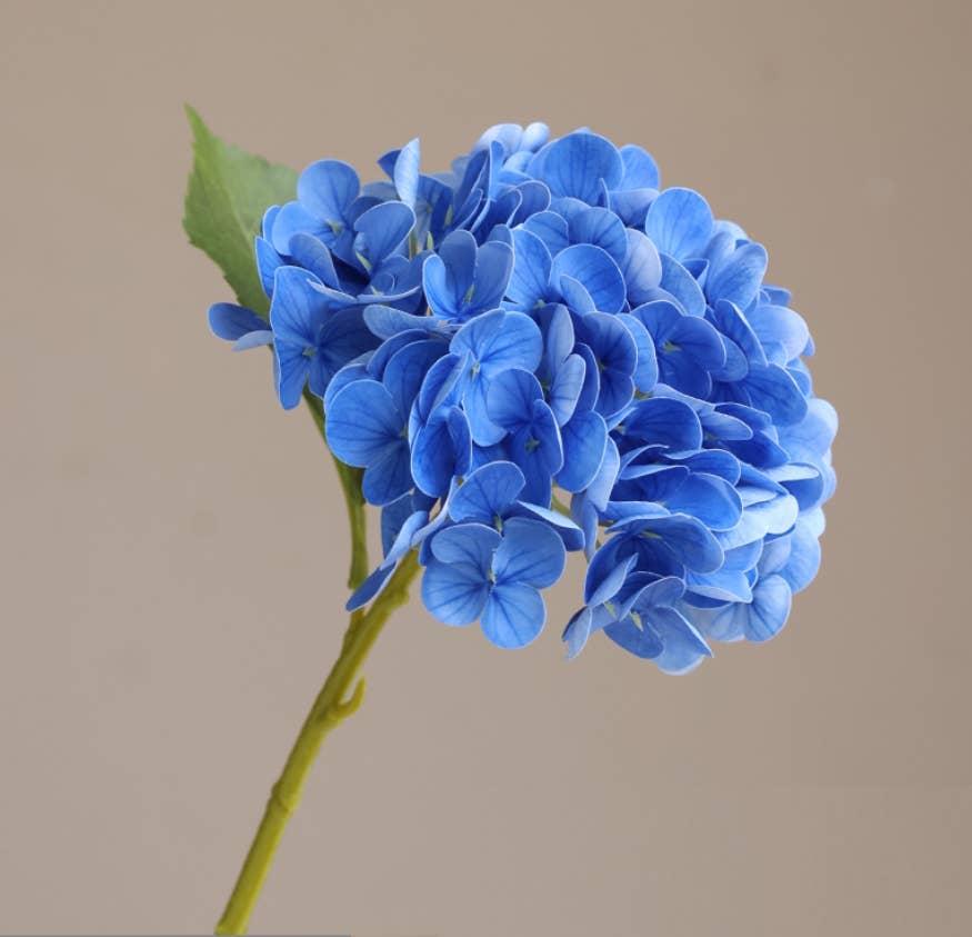 12.5"Real Touch lifelike Hydrangea-6”bloom: Light Green