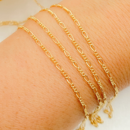 1631CGF. 14k Gold Filled Figaro Chain