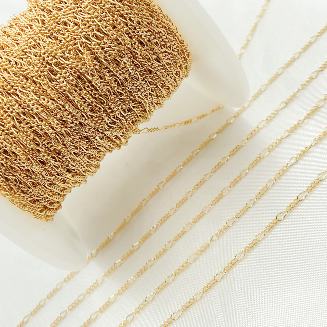 1631CGF. 14k Gold Filled Figaro Chain