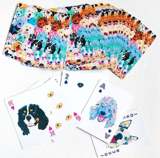 Cat & Dog Printed Playing Cards