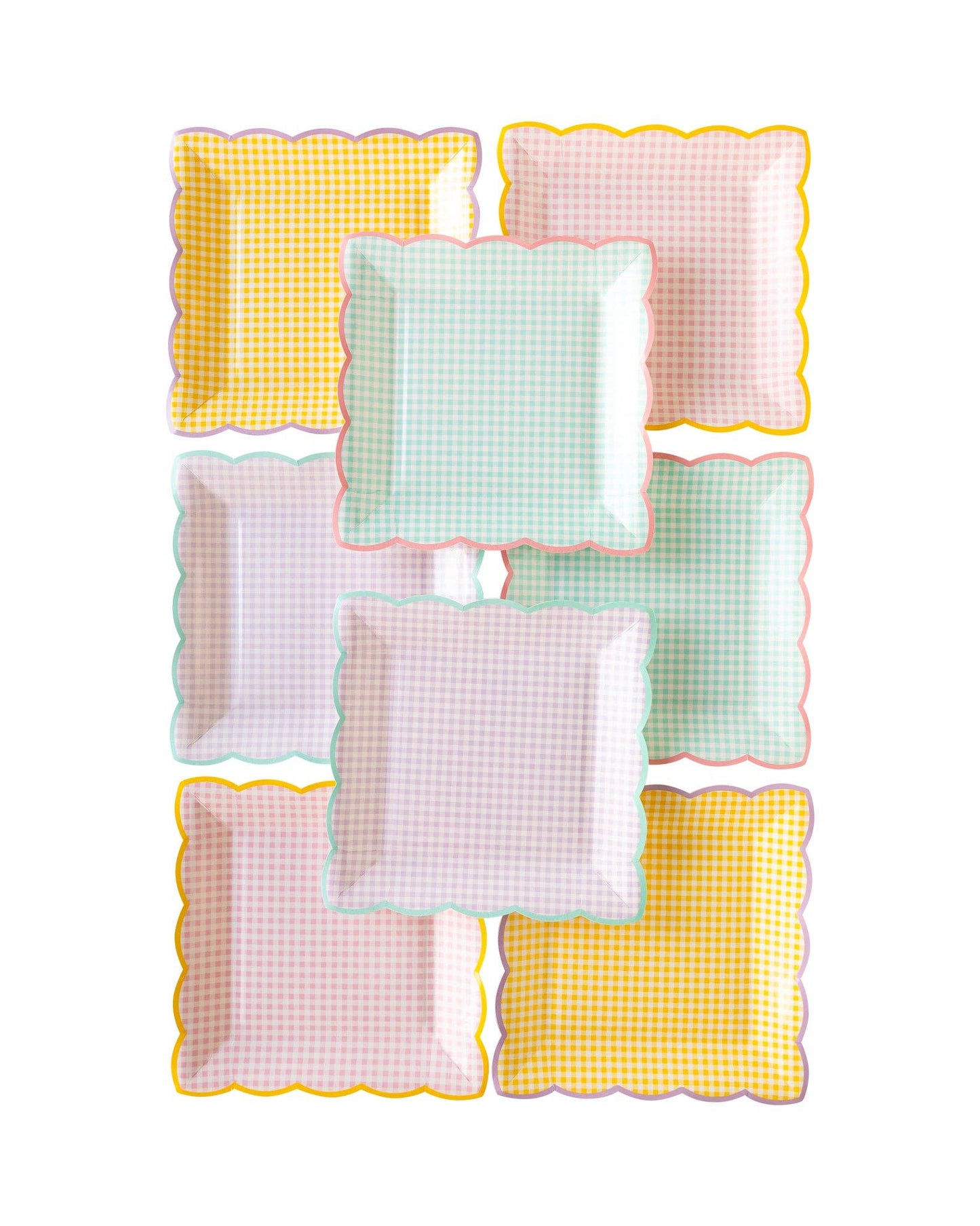 PGB942 - Gingham Plate Set