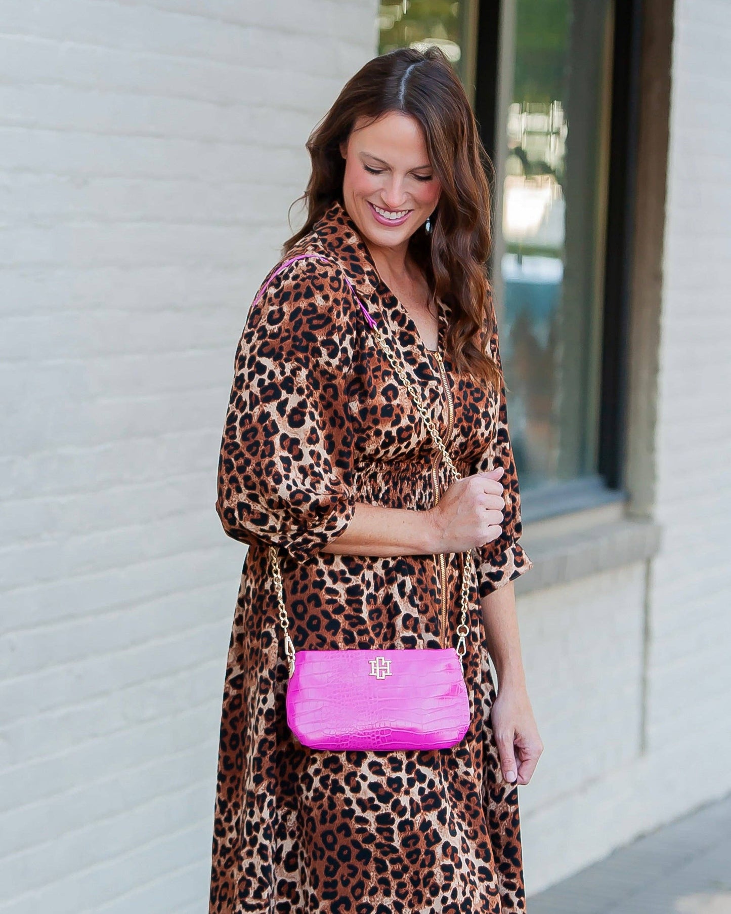 Livi Crossbody Hot Pink EC: Default