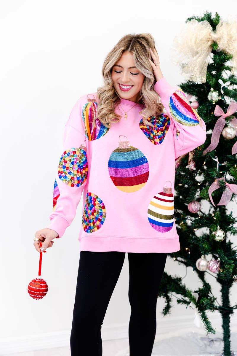 Ornament Wonderland Sweatshirt: 2X/3X