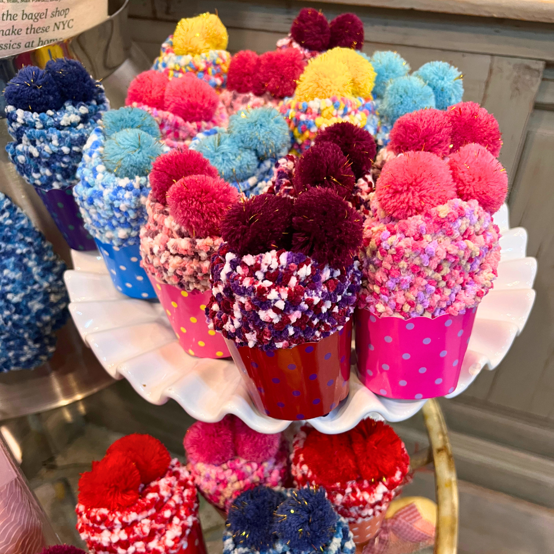 Cozy Cupcake Socks | 9 Colors: Blue (Plain)