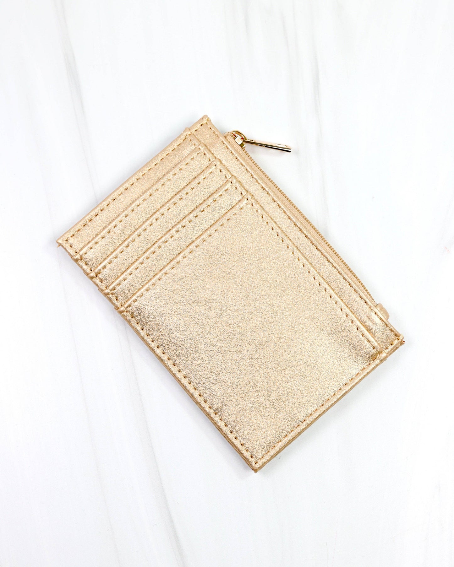 Molly Zip Card Holder GOLD: Default