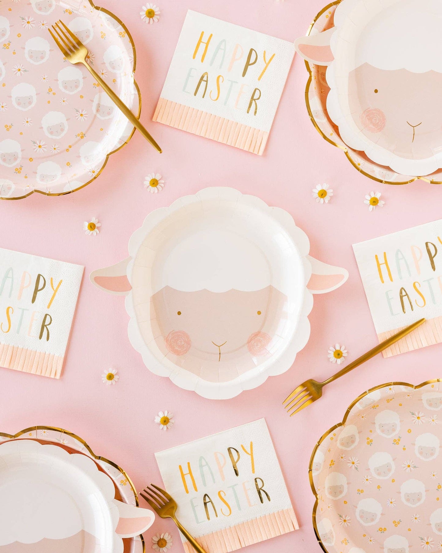 EAS1041 - Scattered Lamb Paper Plate