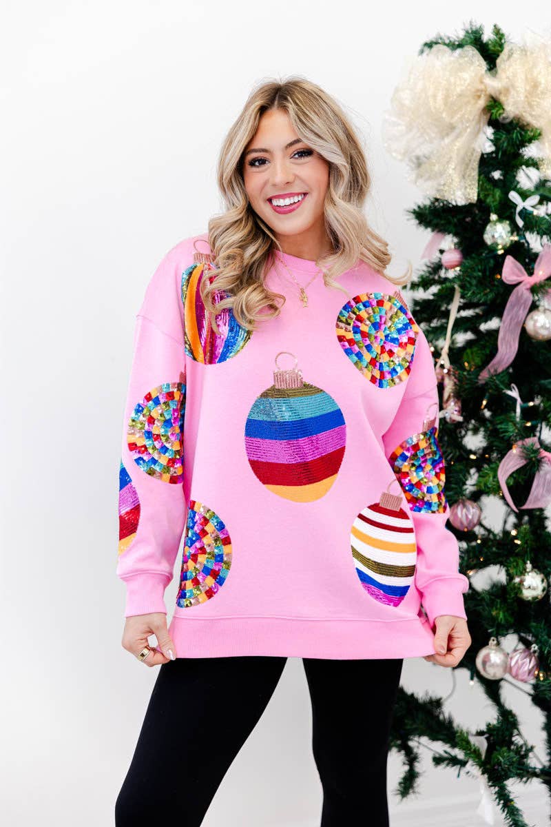 Ornament Wonderland Sweatshirt: S/M