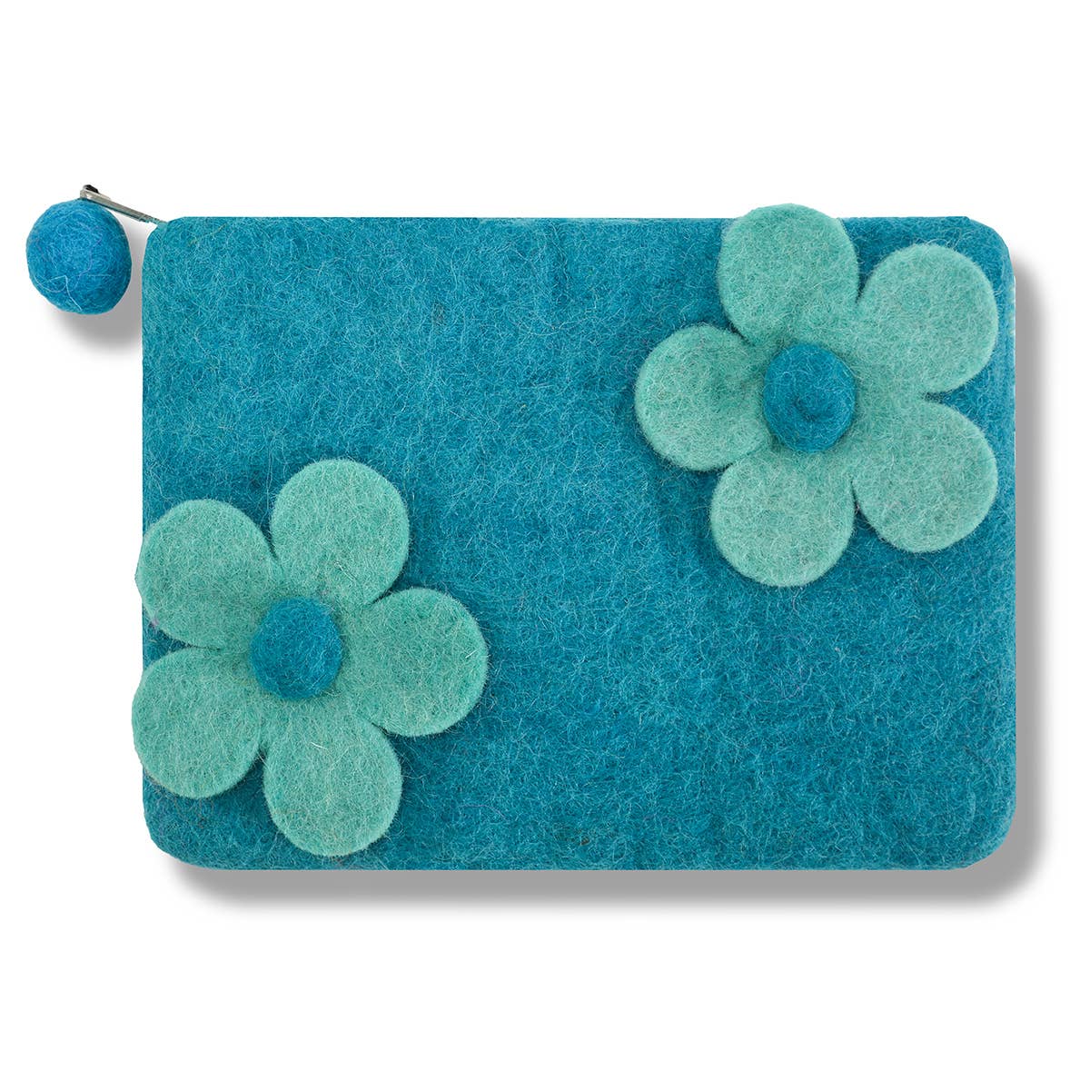 Two Flowers Coin Purse: Pink