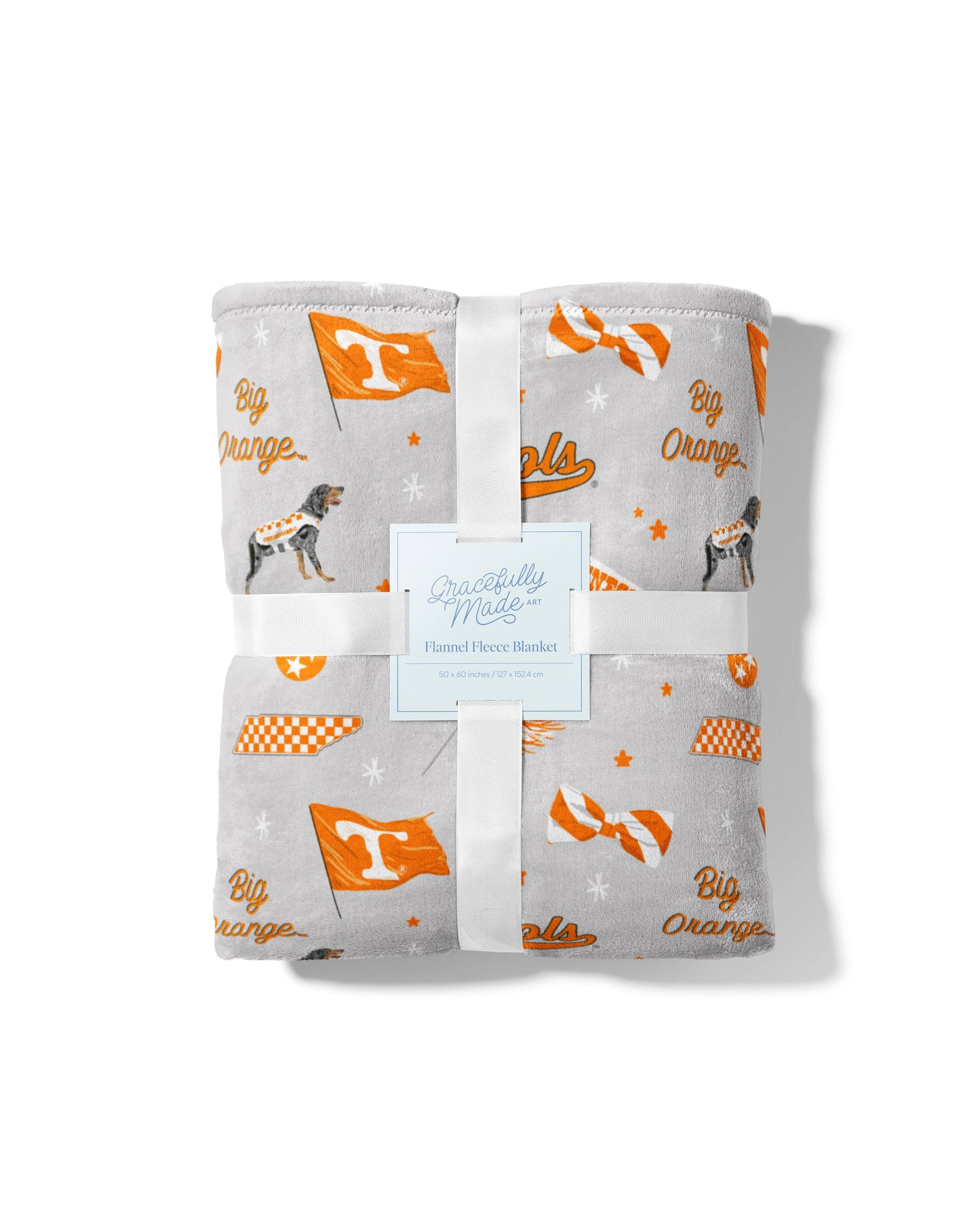 Tennessee Flannel Fleece Blanket, Collegiate