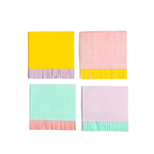 PGB938 - Spring Fringed Cocktail Napkins