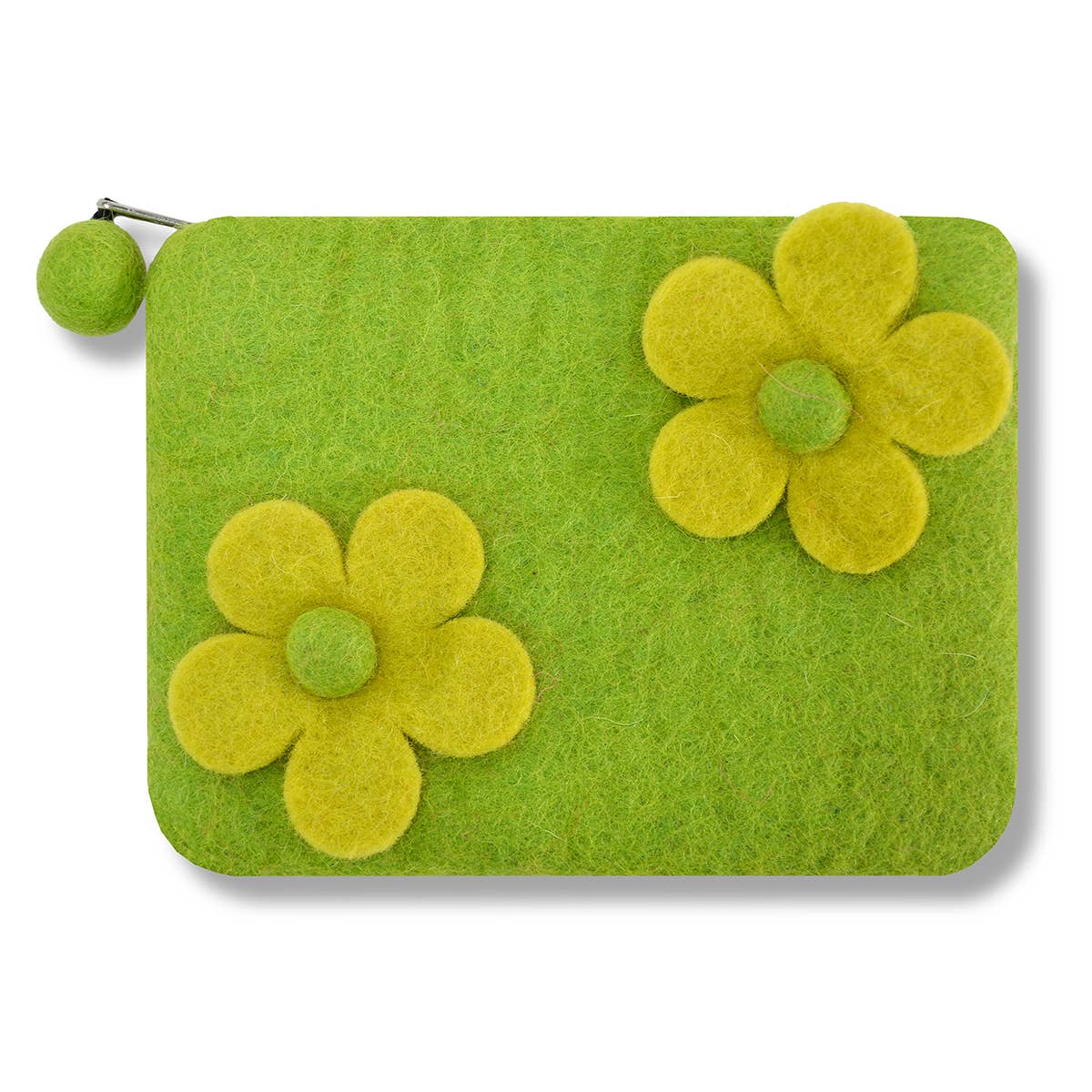 Two Flowers Coin Purse: Pink