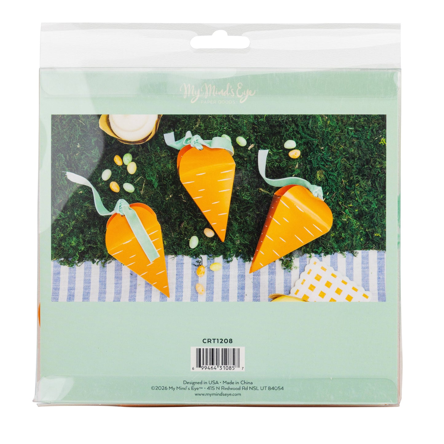 CRT1208 - Carrot Shaped Treat Boxes - 6 ct