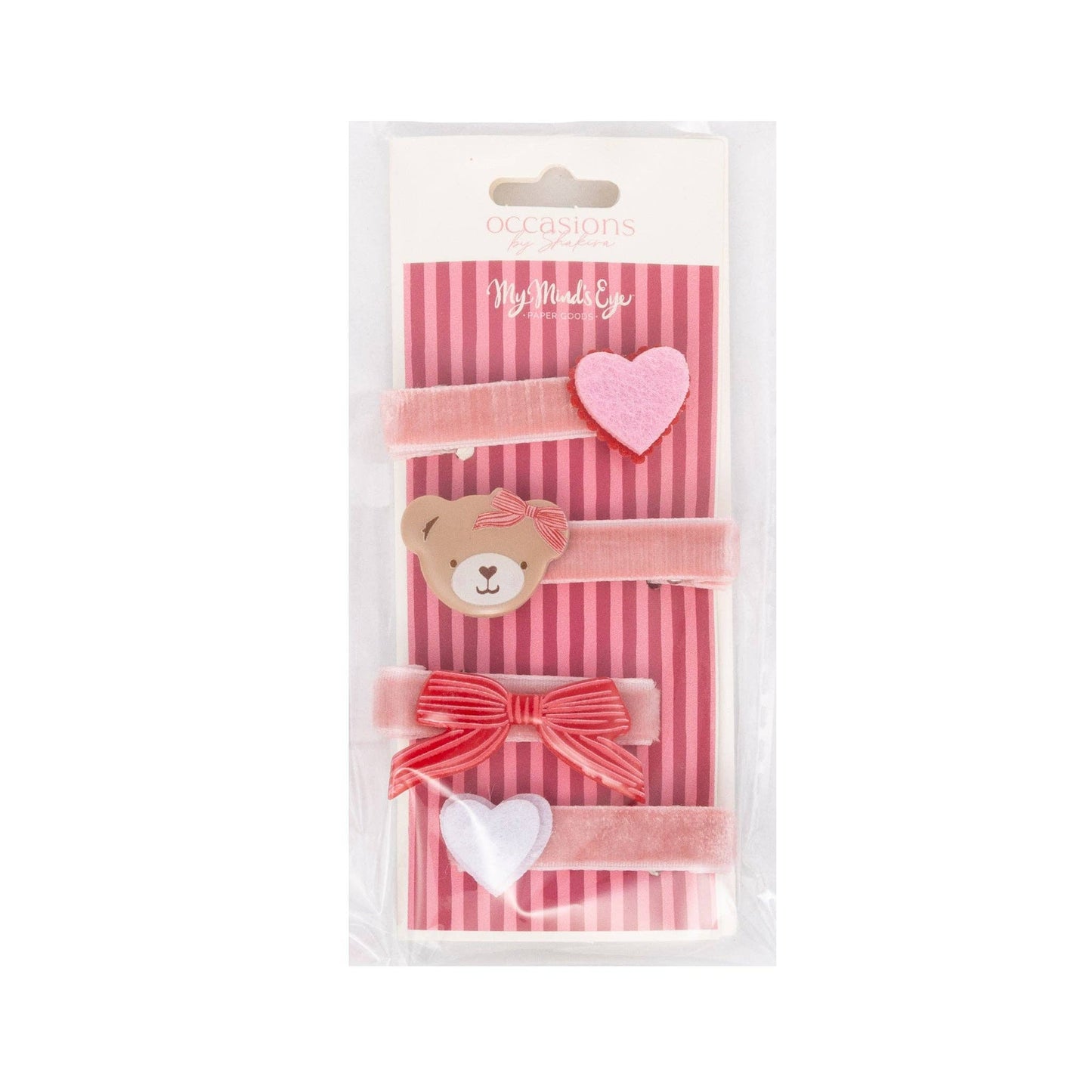 BER1206 - Occasions Beary Loved Hair Clips