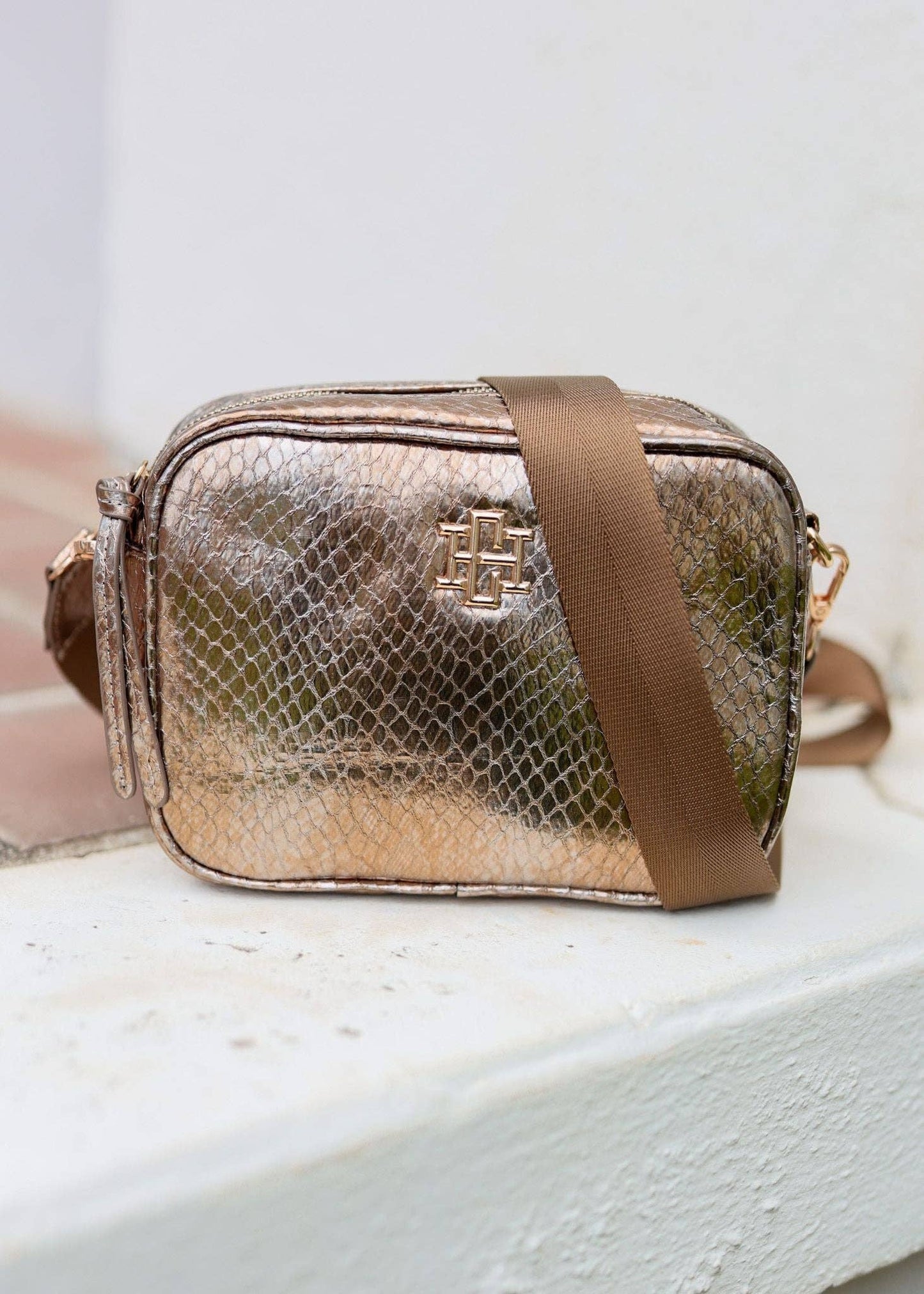 Campbell Camera Crossbody METALLIC BRONZE: Default